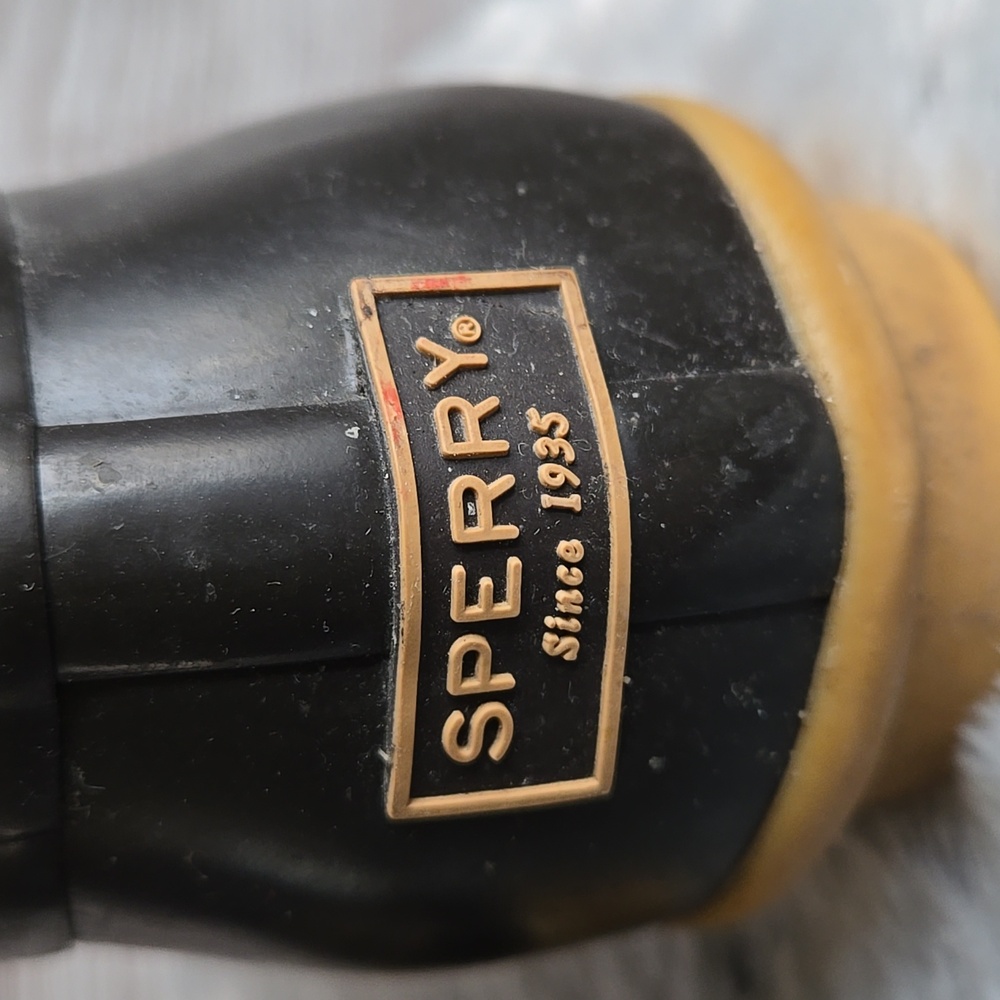 Sperry Brown Leather Duck Boots, Womens Size 8.5 - Picture 2 of 9